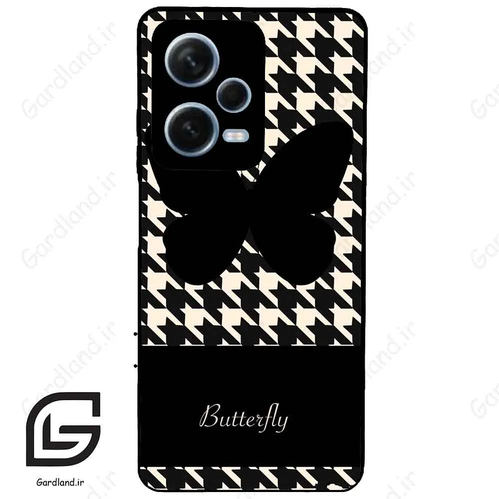 قاب گوشی شیائومی ردمی نوت 12 پرو (Redmi Note 12 Pro 5g ) طرح پروانه کد 2051