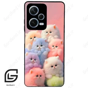 قاب گوشی شیائومی ردمی نوت 12 پرو (Redmi Note 12 Pro 5g ) طرح گربه کد 2073