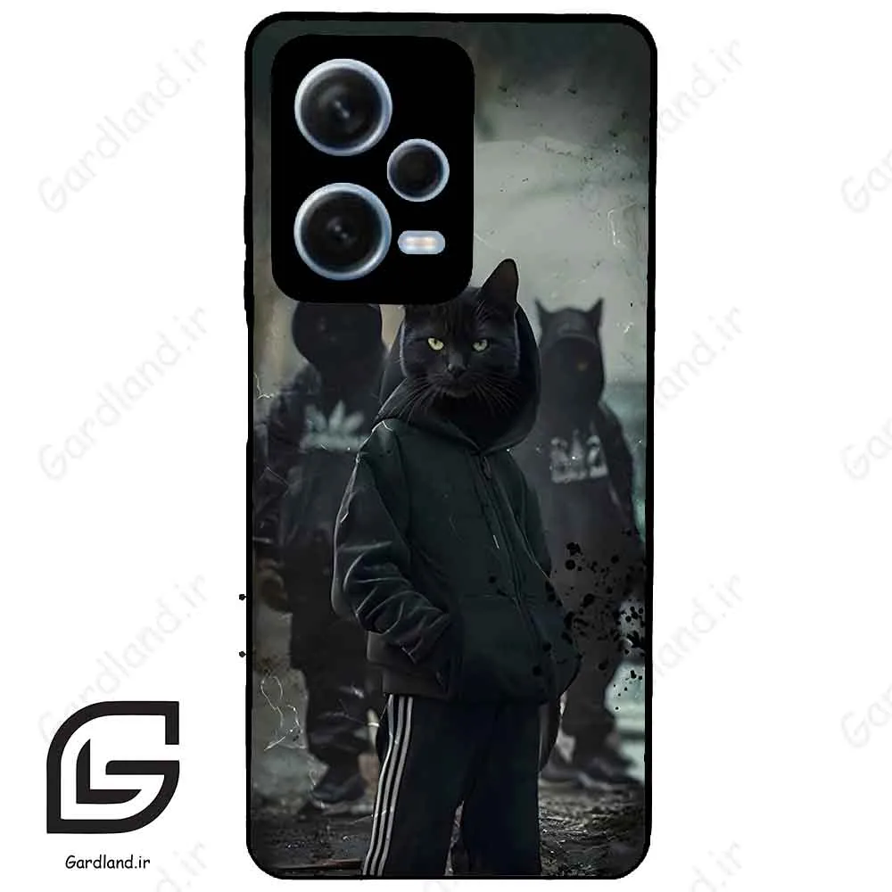 قاب گوشی شیائومی ردمی نوت 12 پرو (Redmi Note 12 Pro 5g ) طرح گربه کد 2091