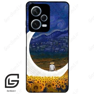 قاب گوشی شیائومی ردمی نوت 12 پرو (Redmi Note 12 Pro 5g ) طرح ماه کد 2125