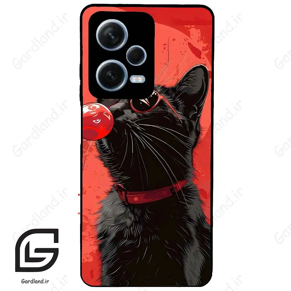 قاب گوشی شیائومی ردمی نوت 12 پرو (Redmi Note 12 Pro 5g ) طرح گربه کد 2131