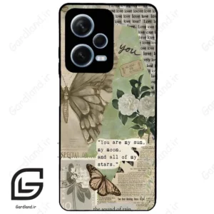 قاب گوشی شیائومی ردمی نوت 12 پرو (Redmi Note 12 Pro 5g ) طرح پروانه کد 2244