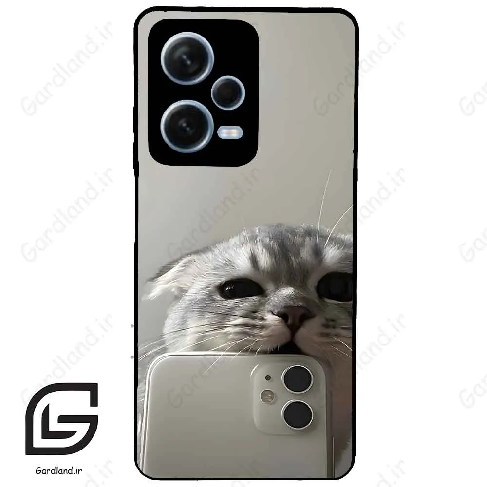 قاب گوشی شیائومی ردمی نوت 12 پرو (Redmi Note 12 Pro 5g ) طرح گربه کد 2246