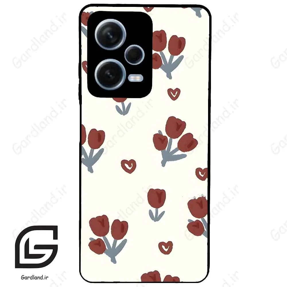 قاب گوشی شیائومی ردمی نوت 12 پرو (Redmi Note 12 Pro 5g ) طرح گل کد 2252