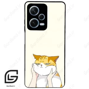 قاب گوشی شیائومی ردمی نوت 12 پرو (Redmi Note 12 Pro 5g ) طرح گربه کد 2298