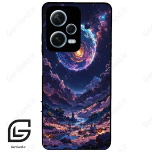 قاب گوشی شیائومی ردمی نوت 12 پرو (Redmi Note 12 Pro 5g ) طرح ماه کد 2344