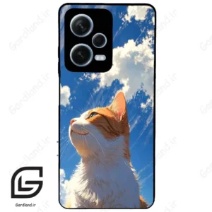 قاب گوشی شیائومی ردمی نوت 12 پرو (Redmi Note 12 Pro 5g ) طرح گربه کد 2366