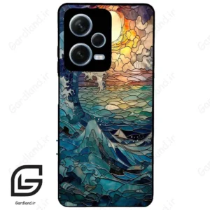 قاب گوشی شیائومی ردمی نوت 12 پرو (Redmi Note 12 Pro 5g ) طرح موج کد 2413