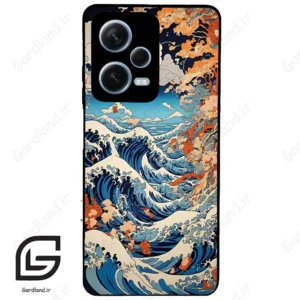 قاب گوشی شیائومی ردمی نوت 12 پرو (Redmi Note 12 Pro 5g ) طرح موج کد 2418