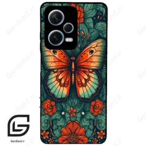 قاب گوشی شیائومی ردمی نوت 12 پرو (Redmi Note 12 Pro 5g ) طرح پروانه کد 2421