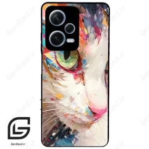 قاب گوشی شیائومی ردمی نوت 12 پرو (Redmi Note 12 Pro 5g ) طرح گربه کد 2437