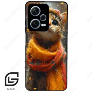 قاب گوشی شیائومی ردمی نوت 12 پرو (Redmi Note 12 Pro 5g ) طرح گربه کد 2440
