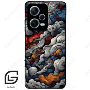 قاب گوشی شیائومی ردمی نوت 12 پرو (Redmi Note 12 Pro 5g ) طرح ابرنگی کد 2448