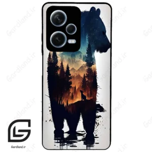 قاب گوشی شیائومی ردمی نوت 12 پرو (Redmi Note 12 Pro 5g ) طرح خرس کد 2449