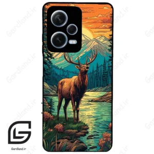 قاب گوشی شیائومی ردمی نوت 12 پرو (Redmi Note 12 Pro 5g ) طرح گوزن کد 2471