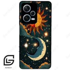 قاب گوشی شیائومی ردمی نوت 12 پرو (Redmi Note 12 Pro 5g ) طرح ماه کد 2474