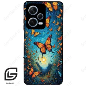 قاب گوشی شیائومی ردمی نوت 12 پرو (Redmi Note 12 Pro 5g ) طرح پروانه کد 2479