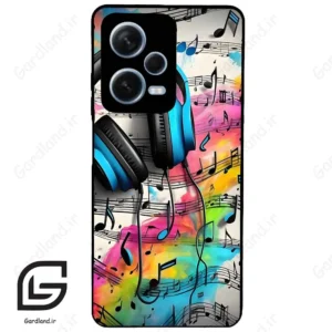 قاب گوشی شیائومی ردمی نوت 12 پرو (Redmi Note 12 Pro 5g ) طرح موسیقی کد 2482