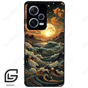 قاب گوشی شیائومی ردمی نوت 12 پرو (Redmi Note 12 Pro 5g ) طرح غروب کد 2505