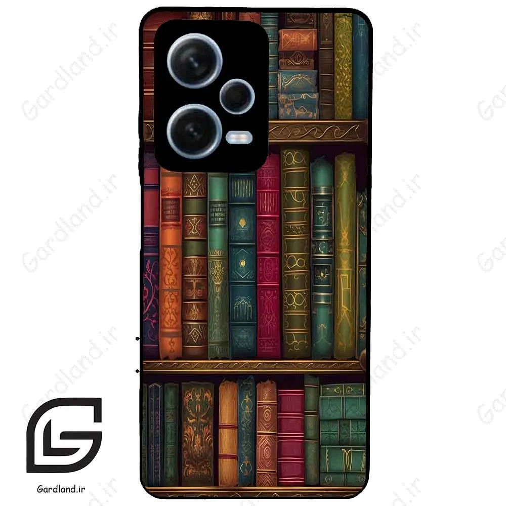 قاب گوشی شیائومی ردمی نوت 12 پرو (Redmi Note 12 Pro 5g ) طرح کتابخانه کد 2538