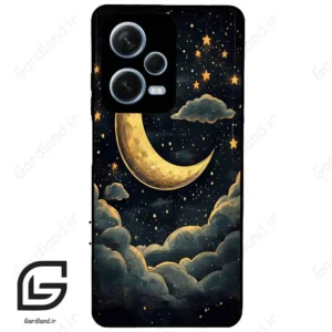 قاب گوشی شیائومی ردمی نوت 12 پرو (Redmi Note 12 Pro 5g ) طرح ماه کد 2547