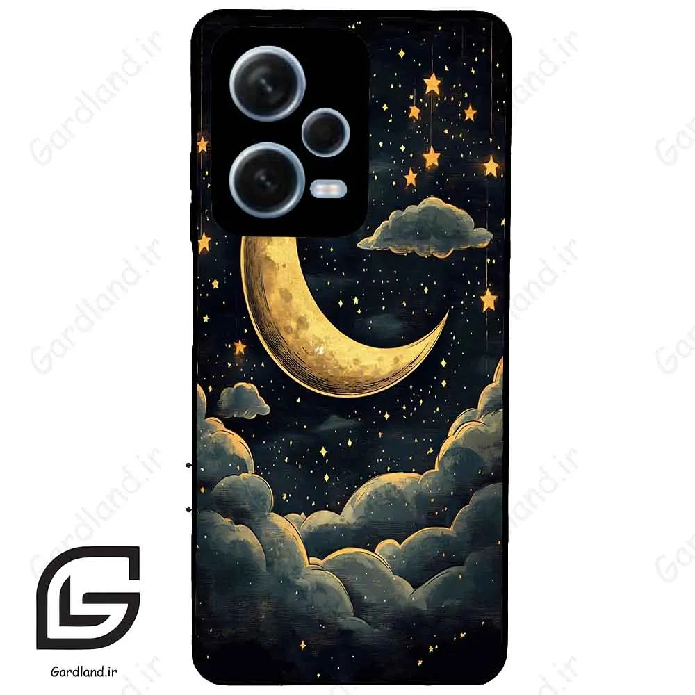 قاب گوشی شیائومی ردمی نوت 12 پرو (Redmi Note 12 Pro 5g ) طرح ماه کد 2547