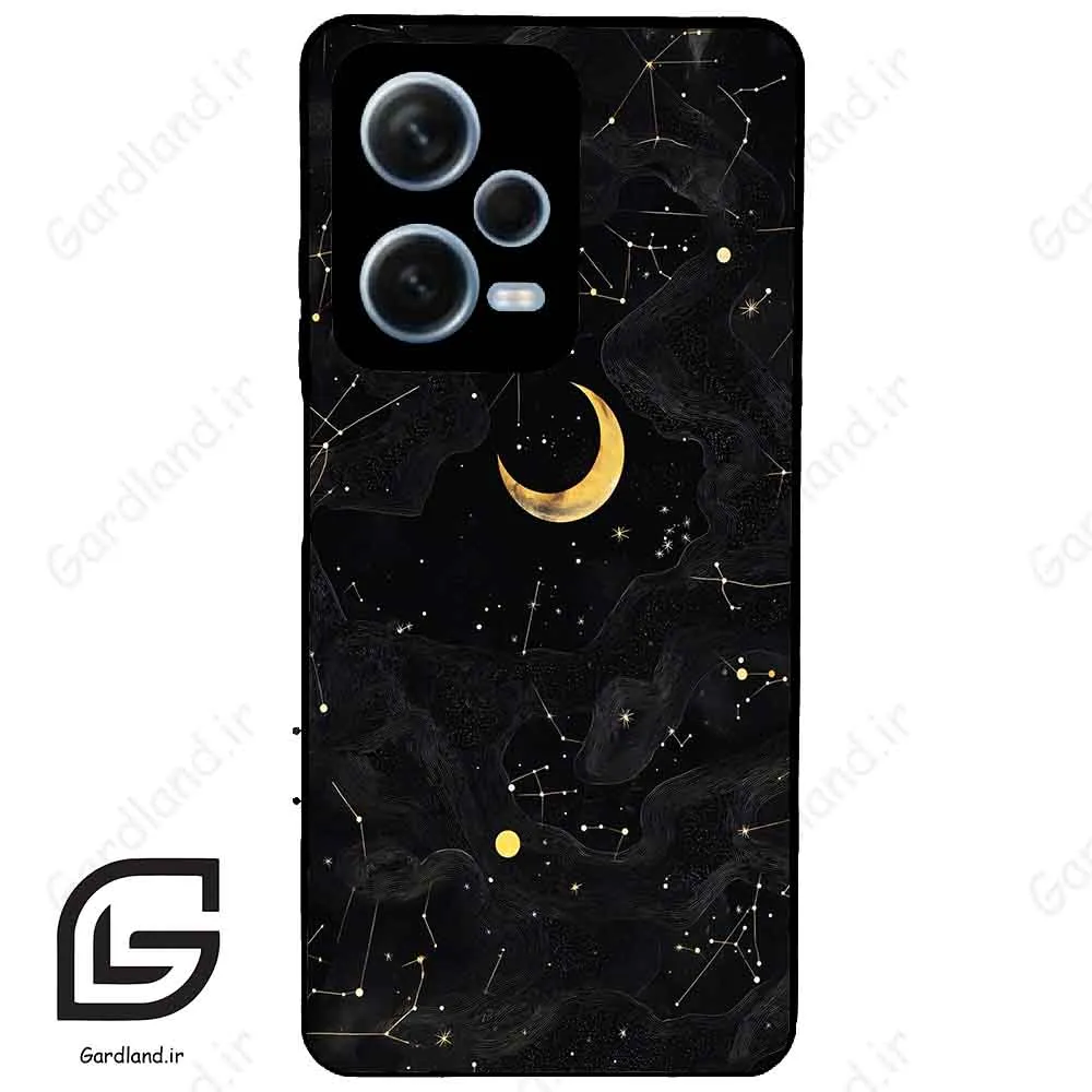 قاب گوشی شیائومی ردمی نوت 12 پرو (Redmi Note 12 Pro 5g ) طرح ماه کد 2549