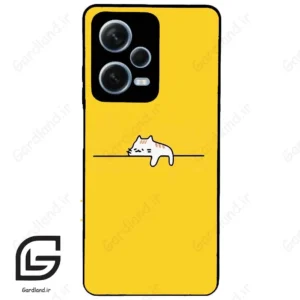 قاب گوشی شیائومی ردمی نوت 12 پرو (Redmi Note 12 Pro 5g ) طرح گربه کد 2550
