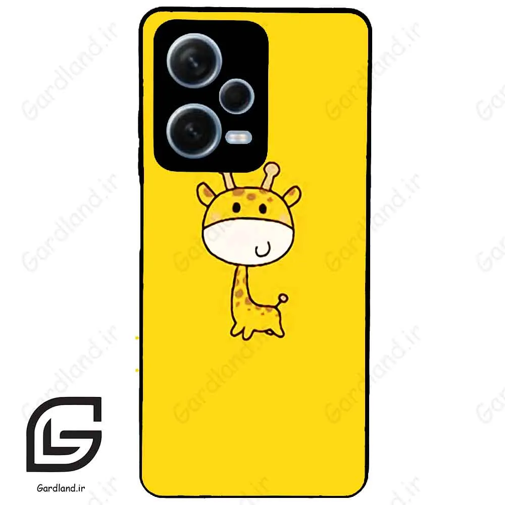 قاب گوشی شیائومی ردمی نوت 12 پرو (Redmi Note 12 Pro 5g ) طرح زرافه کد 2552