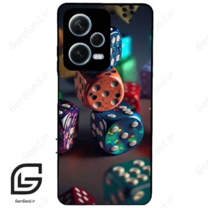 قاب گوشی شیائومی ردمی نوت 12 پرو (Redmi Note 12 Pro 5g ) طرح تاس کد 2556