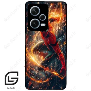 قاب گوشی شیائومی ردمی نوت 12 پرو (Redmi Note 12 Pro 5g ) طرح مردعنکبوتی کد 2558