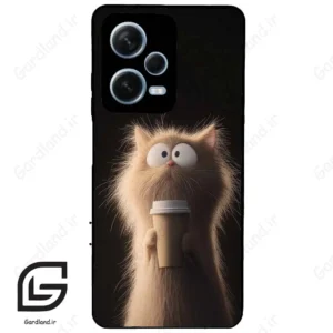 قاب گوشی شیائومی ردمی نوت 12 پرو (Redmi Note 12 Pro 5g ) طرح گربه کد 2567