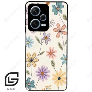 قاب گوشی شیائومی ردمی نوت 12 پرو (Redmi Note 12 Pro 5g ) طرح گل کد 2587