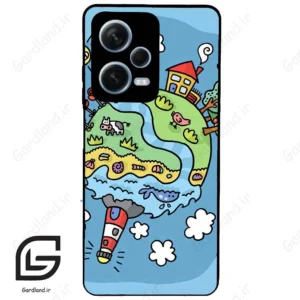 قاب گوشی شیائومی ردمی نوت 12 پرو (Redmi Note 12 Pro 5g ) طرح کودکانه کد 2599