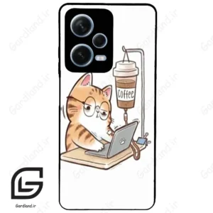 قاب گوشی شیائومی ردمی نوت 12 پرو (Redmi Note 12 Pro 5g ) طرح گربه کد 2617