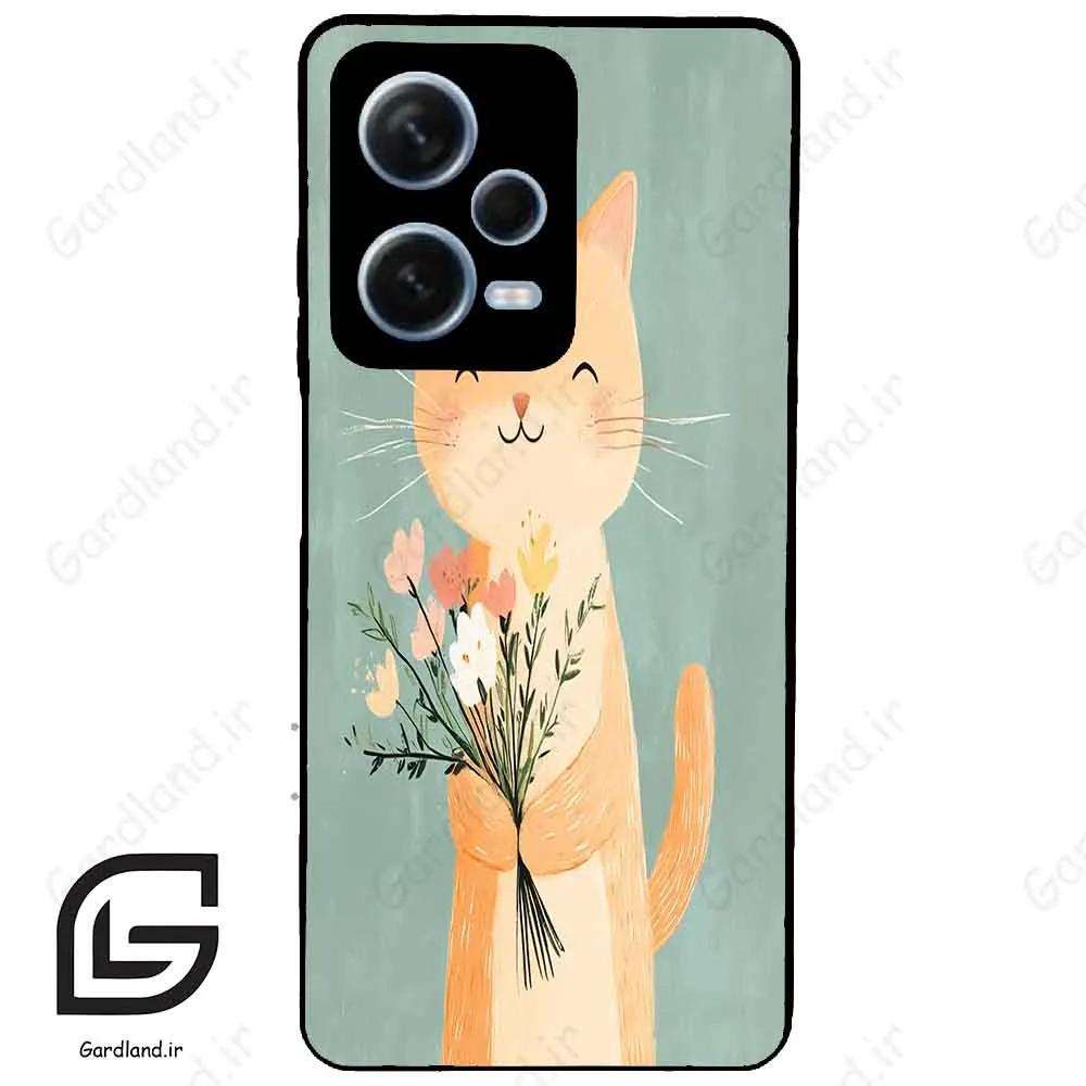 قاب گوشی شیائومی ردمی نوت 12 پرو (Redmi Note 12 Pro 5g ) طرح گربه کد 2619