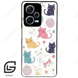 قاب گوشی شیائومی ردمی نوت 12 پرو (Redmi Note 12 Pro 5g ) طرح گربه کد 2620