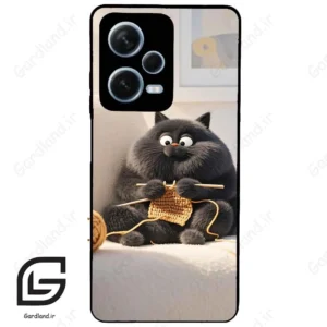 قاب گوشی شیائومی ردمی نوت 12 پرو (Redmi Note 12 Pro 5g ) طرح گربه کد 2639
