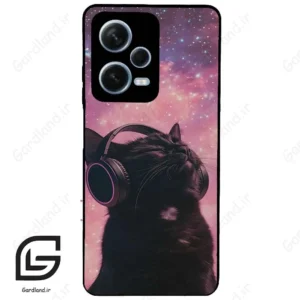 قاب گوشی شیائومی ردمی نوت 12 پرو (Redmi Note 12 Pro 5g ) طرح گربه کد 2641
