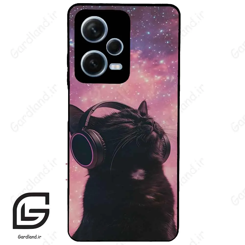 قاب گوشی شیائومی ردمی نوت 12 پرو (Redmi Note 12 Pro 5g ) طرح گربه کد 2641