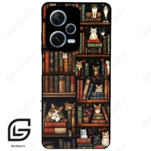قاب گوشی شیائومی ردمی نوت 12 پرو (Redmi Note 12 Pro 5g ) طرح کتابخانه کد 2675