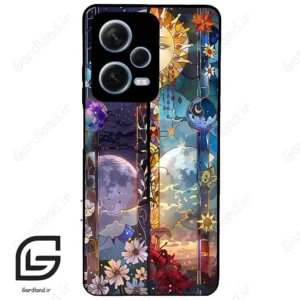 قاب گوشی شیائومی ردمی نوت 12 پرو (Redmi Note 12 Pro 5g ) طرح ماه کد 2695