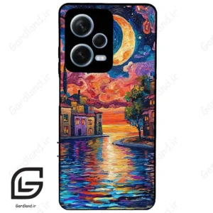 قاب گوشی شیائومی ردمی نوت 12 پرو (Redmi Note 12 Pro 5g ) طرح ماه کد 2699