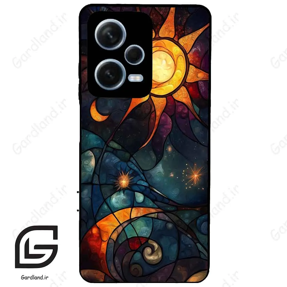 قاب گوشی شیائومی ردمی نوت 12 پرو (Redmi Note 12 Pro 5g ) طرح خورشید کد 2707