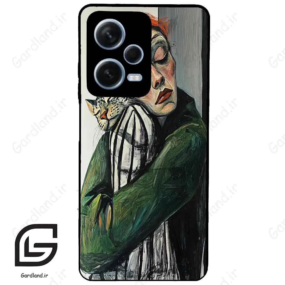 قاب گوشی شیائومی ردمی نوت 12 پرو (Redmi Note 12 Pro 5g ) طرح گربه کد 2709