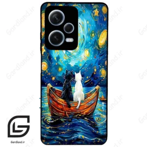 قاب گوشی شیائومی ردمی نوت 12 پرو (Redmi Note 12 Pro 5g ) طرح گربه کد 2727