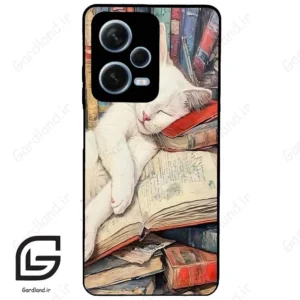 قاب گوشی شیائومی ردمی نوت 12 پرو (Redmi Note 12 Pro 5g ) طرح گربه کد 2758
