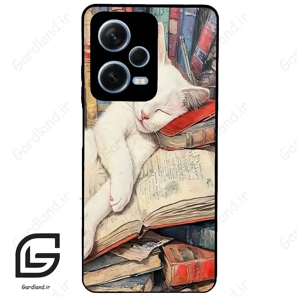 قاب گوشی شیائومی ردمی نوت 12 پرو (Redmi Note 12 Pro 5g ) طرح گربه کد 2758