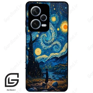 قاب گوشی شیائومی ردمی نوت 12 پرو (Redmi Note 12 Pro 5g ) طرح شب کد 2801