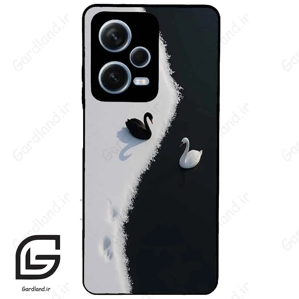 قاب گوشی شیائومی ردمی نوت 12 پرو (Redmi Note 12 Pro 5g ) طرح قو کد 2804
